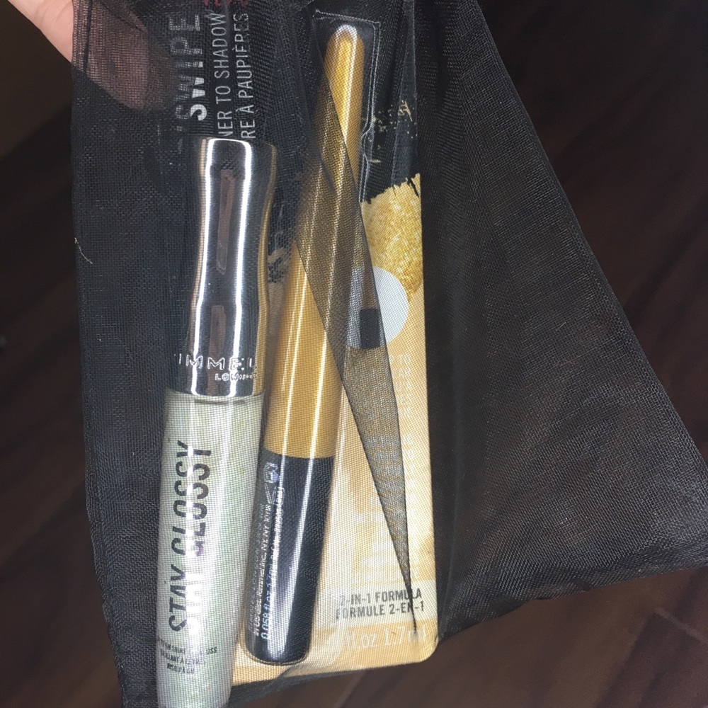 Rimmel London Combo: lip gloss and eye liner